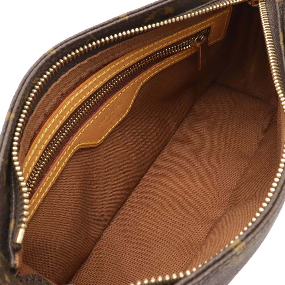 LOUIS VUITTON Authentic Brown Monogram Pochette Shoulder Bag - Picture 8 of 10
